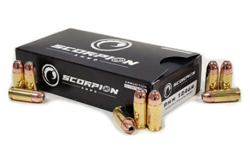 Ammunition STV Technology Ammo 9mm SCORPIO AMMO 9MM 124GR FMJ 50/1000